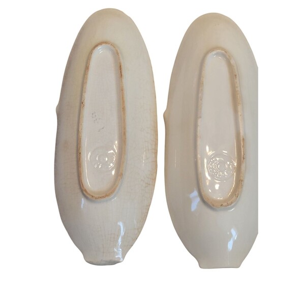 Lot Of 2 Vintage Cardinal Pottery Corn Dishes 11" X 4.25" Bowls - Picture 2 of 9